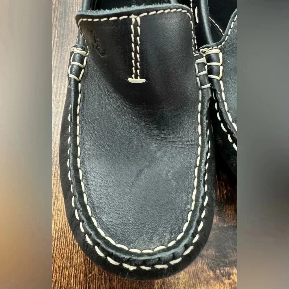 Jacadi Paris | boys leather loafer shoes. Size: 34 European, 2.5 U.S.